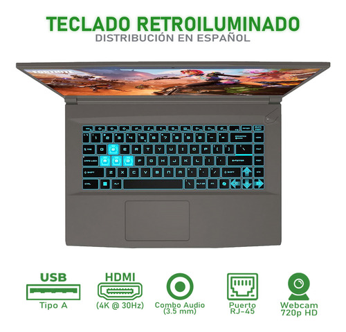 Laptop Gamer MSI Thin 15 NVIDIA GeForce RTX 2050 Intel Core I5 16GB RAM 512GB SSD 15.6" 144Hz Windows 11 Home