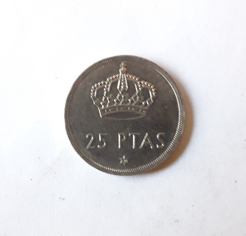 España 25 Pesetas 1975 Año En Estrella *80 Km#808