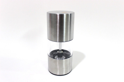 Moedor De Sal Tempero Pimenta Aço Inox Acrilico Pequeno