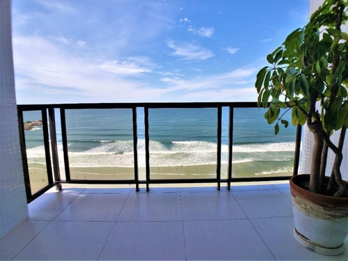 Imagem 8 de 28 de Praia Das Pitangueiras - Beira Mar - Vista Total - 3 Suites - 1 Vaga De Estacionamento - Ap4491 - 34711391