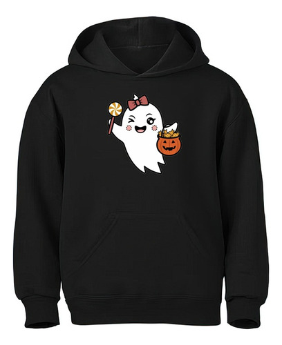 Poleron Estampado Con Diseño Halloween 