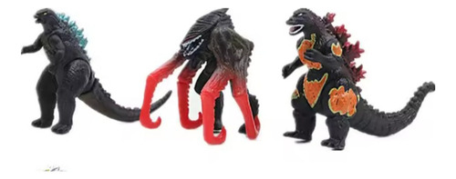 Figuras De Acción Godzilla Set 6 Pzas