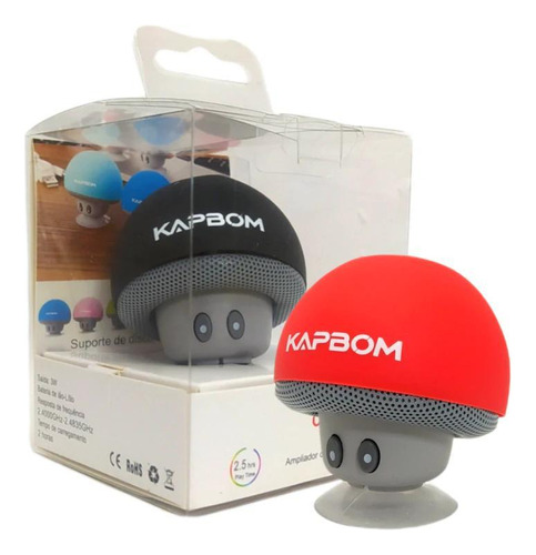 Caixa De Som Bluetooth - Mini - Cogumelo Portátil - Ka-8533