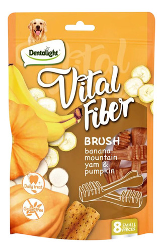 Dentalight Vital Fiber Brush Calabaza 80 Grs