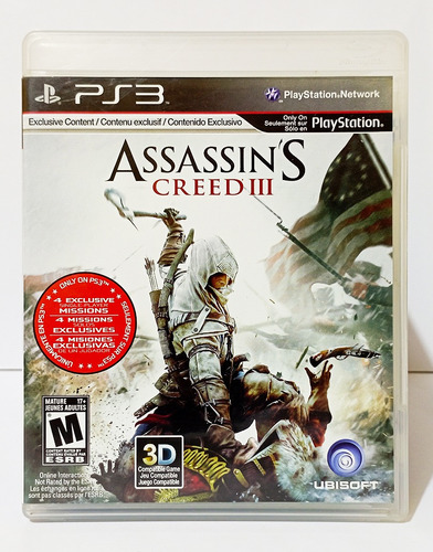 Assassin's Creed Iii Juego Ps3 Físico