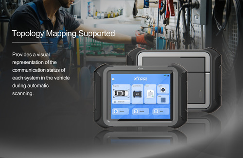 Escaner Automotriz Xtool Xt90 Topologia 3 Años + 42 Funcion