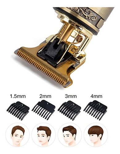 Maquina Clipper De Cortar Cabelo Barba Maquininha Pézinho