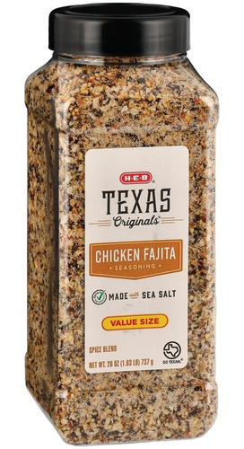 Sazonador Texas Original Chicken Fajita 737gr Importado