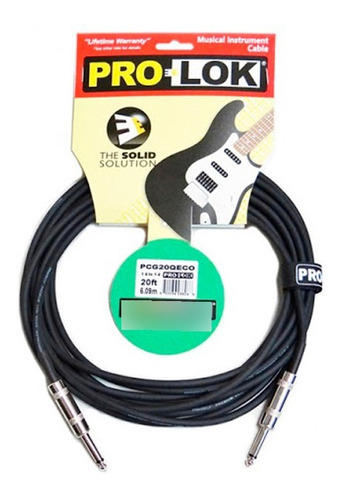 Cable Para Instrumento De 6mts Marca Prolok Pcg20qeco