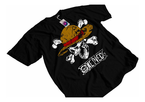 Remera One Piece Luffy Bandera Anime