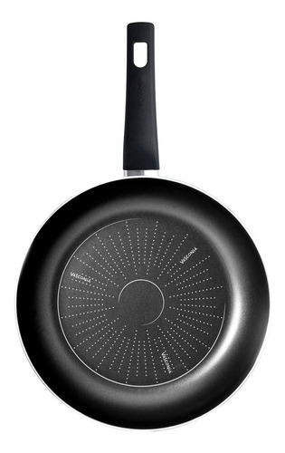 Sartén Vasconia Básico Negro De 26cm De Aluminio Y Duraflon