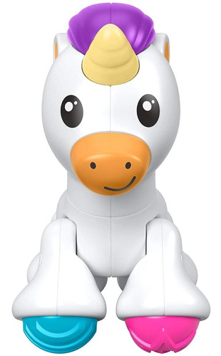Imagen 5 de 5 de Unicornio Click Clack Juguete De Actividades + 6 Meses