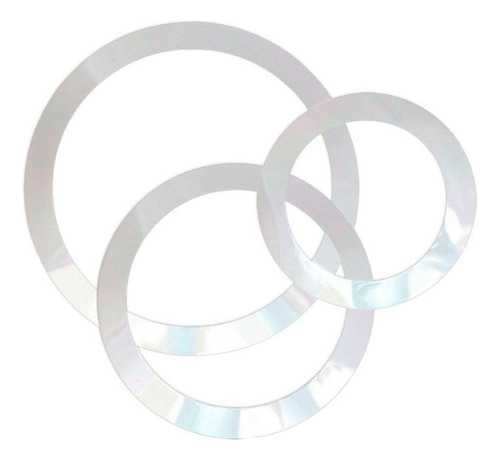 Imagen 1 de 3 de Remo Dynamo's 3 Pack Blanco Para Bombo 5, 7 Y 9 Pulgadas
