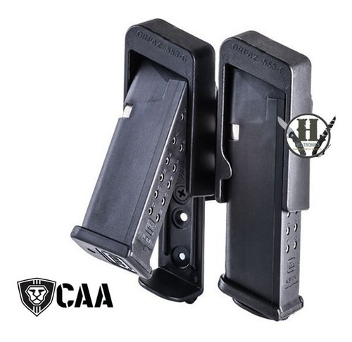 Porta Cargador Doble Caa Rbdmp Fullsize 9/40 Glock