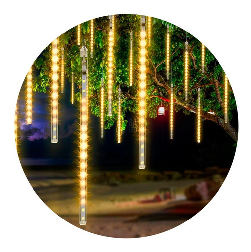 Guirnalda Luces Led Lluvia Meteoros 3mt 50cm Navidad Premium