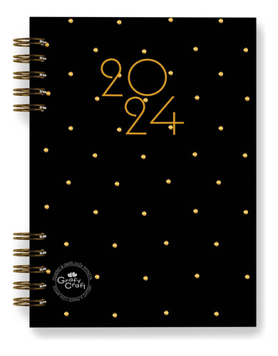 Agenda Ejecutiva 2024 -vista Semanal -unisex - Personalizada