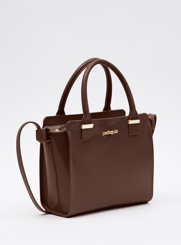 Bolsa Petite Jolie Love Ii Brown Pj5214ii Cor Caramelo