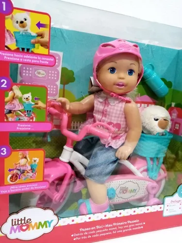 Little Mommy Mu eca Paseo En Bici Pedalea No Baby Alive Us