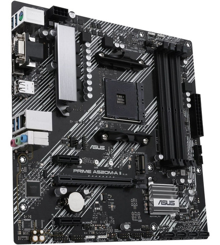 Tarjeta Madre Asus Prime A520m-a Ii/csm Ddr4 Pci-e Hdmi Am4