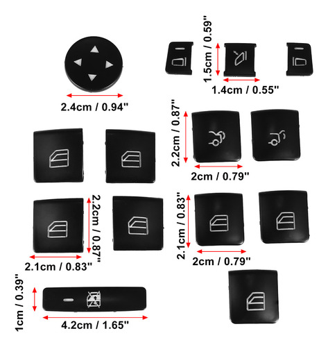 Applicable To Sticker Pegatina De Botón Kit For