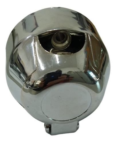 Kit Engate Reboque Cromado Bola Aço Capa Aço Inox Tomada Fio