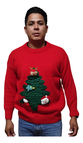 Suéter Navideño Árbol De Navidad Unisex Ugly Sweater