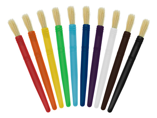 U.s. Art Supply Juego De 10 Pinceles Grandes Redondos Para N