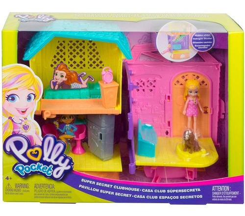 Polly Pocket Super Casa Secreta Club House Gmf81 Mattel