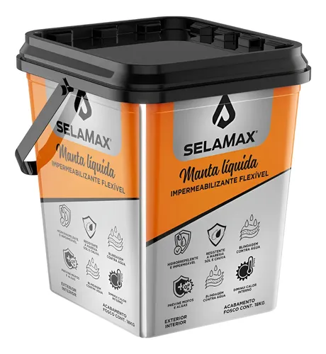 Foto real de Tinta Emborrachada Ptelhas 18kg Impermeabiizante Poredoso