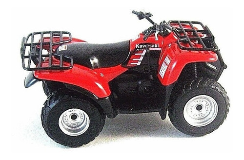 Cuatriciclo Kawasaki Prairie 400 Escala 1:19 Welly Pull Back