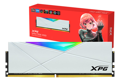 Memoria Ram Gamer 16gb 3600mhz Ddr4 Xpg Spectrix D50 Rgb