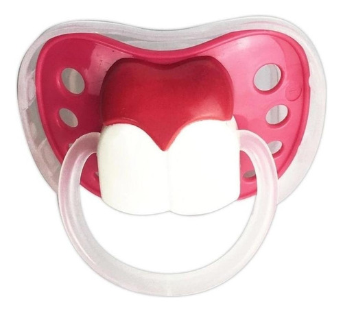 Chupon Ortodontico Con Tapa Inizzi Dientes 3m+ Color Rosa