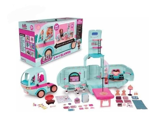  L.O.L. Surprise! 2-in-1 Glamper Fashion Camper with 55