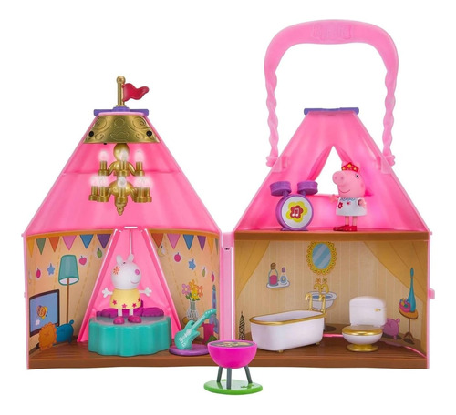 Carpa Animada De Peppa Pig Y Sus Amigos Candelabro Iluminado