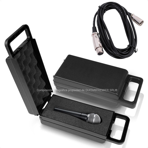 Imagen 4 de 8 de Microfono Profesional Dinamico Sn58 Sm58 + Cable #143