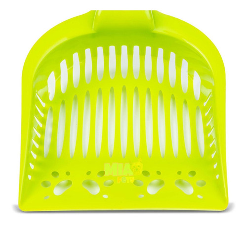 Imagen 4 de 6 de Pala Arenera Verde Grande 33x16cm Gatos Recoge Heces Popo