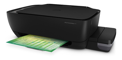 Imagen 7 de 12 de Impresora a color multifunción HP Ink Tank Wireless 415 con wifi negra 200V - 240V
