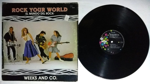 Weeks & Co Rock Your World Lp Musica Disco Hi Nrg