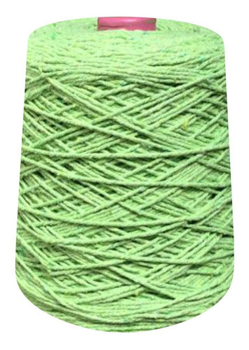 Linha Crochê Colorida 6 Fios Barbante Tricô 600 Gramas Prial Cor Verde Abacate