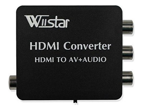 Wiistar Hdmi A Av Audio Converter Soporte Spdif Y Salidas De