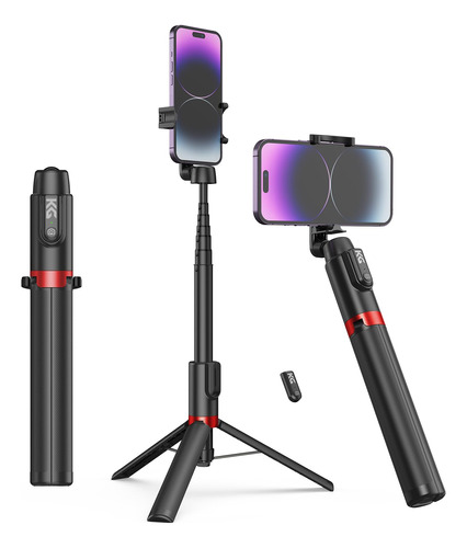 Kraftgeek Tripode Para Selfie Stick De 51 Pulgadas Para Ipho