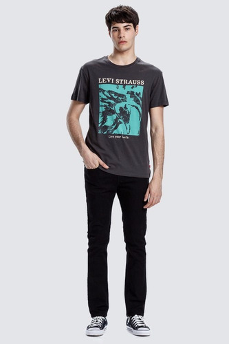 Imagen 2 de 4 de Jean Levis 511 Negro Sim Fit Tres Colores. Belgrano