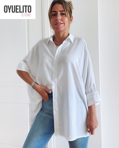 Imagen 3 de 10 de Blusa Camisa Mujer Camisola Vestir Volado Importada