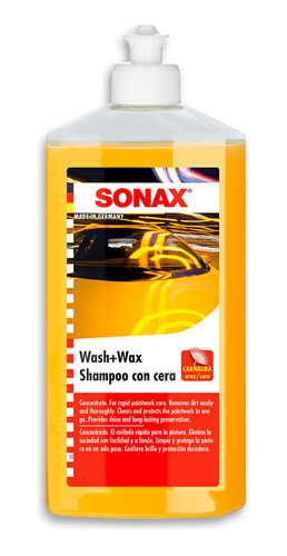 Shampoo Con Cera Para Auto Sonax 500 Ml 75008