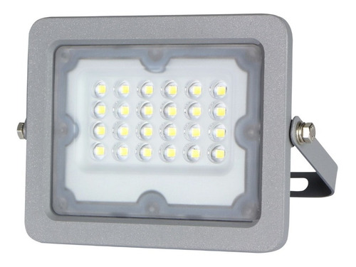 Foco Led Reflector 20w Aluminio Grueso - Intemperie Chiaro