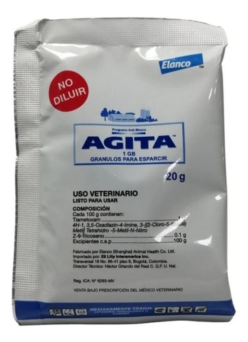 Pack De  10 Unds Agita Mosquicida Sobre De 20 Grs