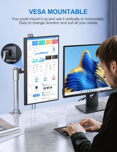 Uperfect Monitor Portátil De 18,5 Pulgadas 100 Hz 100% Srgb
