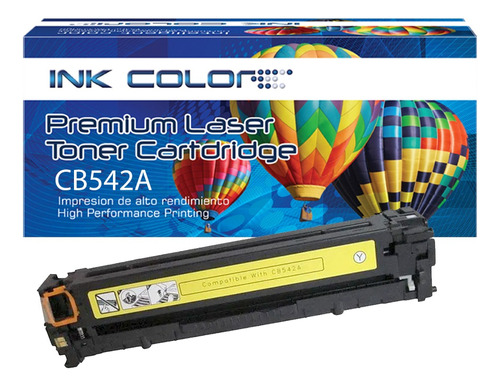 Toner Generico Compatible Para Cb542a Yellow 1312/1210/121