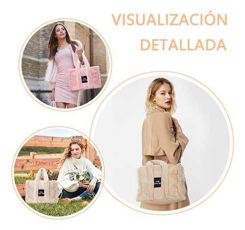 Bolso Mano Mujer Alta Capacidad The Tote Bag De Invierno