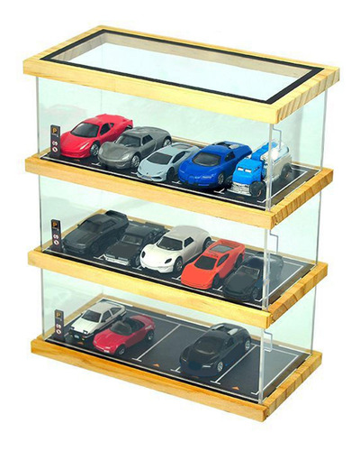 1:64 Diorama Estacionamiento Escena Modelo Estilo C